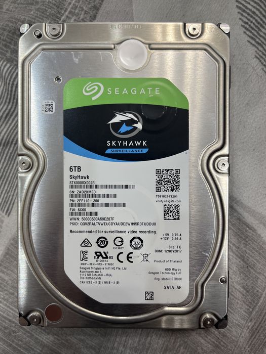 Жесткий диск 6 TB