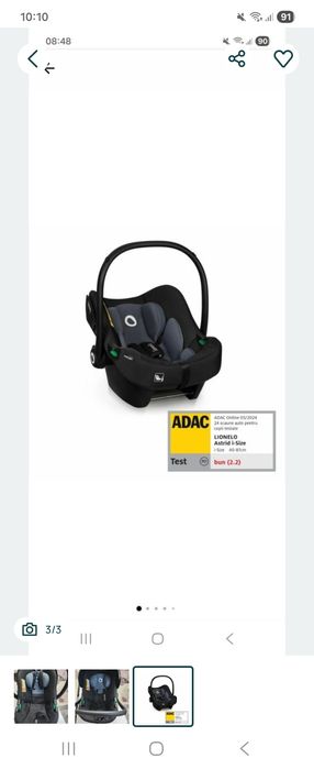 Scoica auto Lionelo I-size Astrid