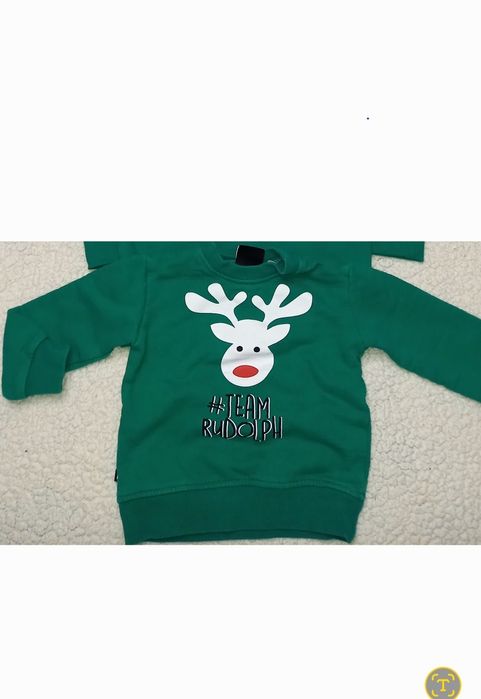 Бебешка коледна блуза