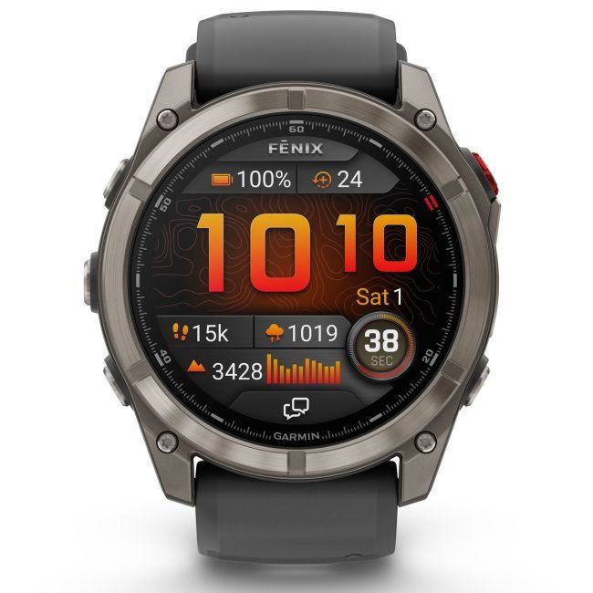 Garmin Fenix 8 Pro, AMOLED, LTE, 51mm, Sapphire,ramă  din titanium