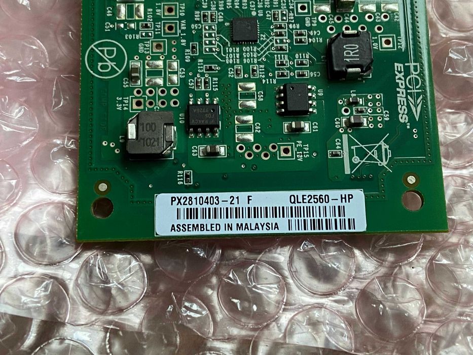 2 бр. HP QLogic QLE2560 – 1-Port 8Gb Fibre Channel PCIe HBA Adapter