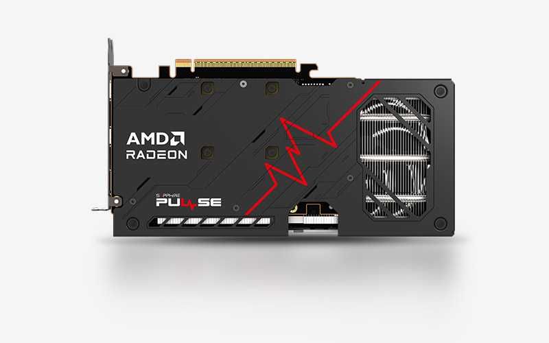 ; Видеокарта SAPPHIRE pulse AMD RADEON RX9070 16gb black