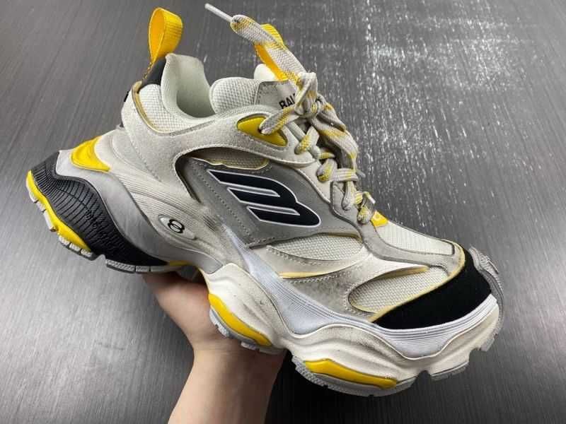 Balenciaga Cargo Sneaker Grey Black Yellow Black/Dark Grey
