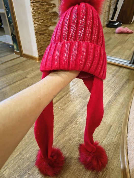 Шапки зимние на девочку