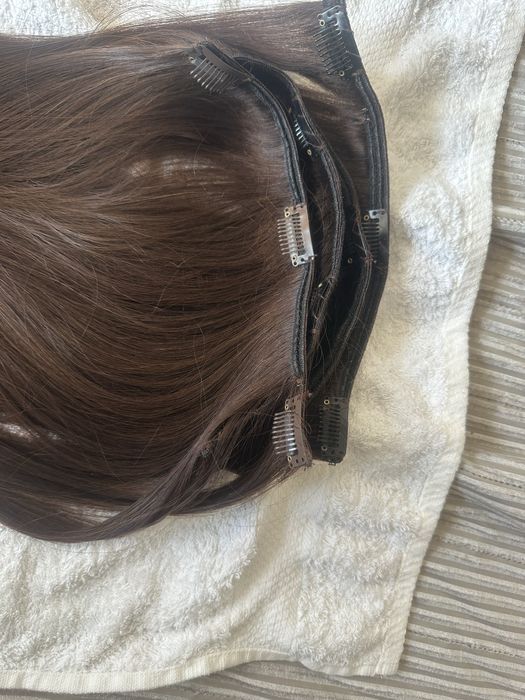 Естествена коса шоколад