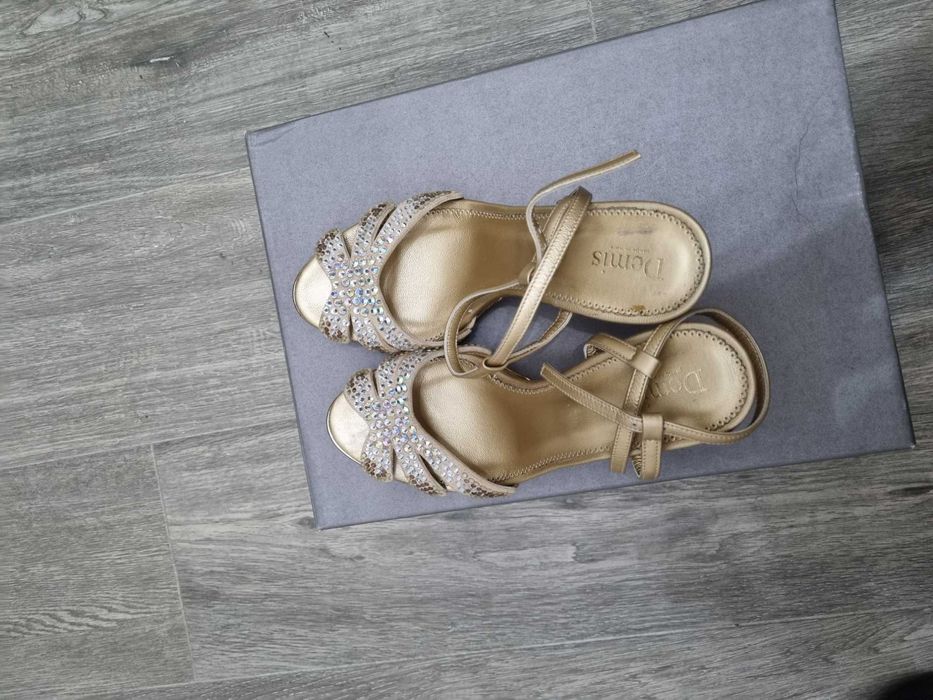 Sandale cu toc, Demis, marime 37