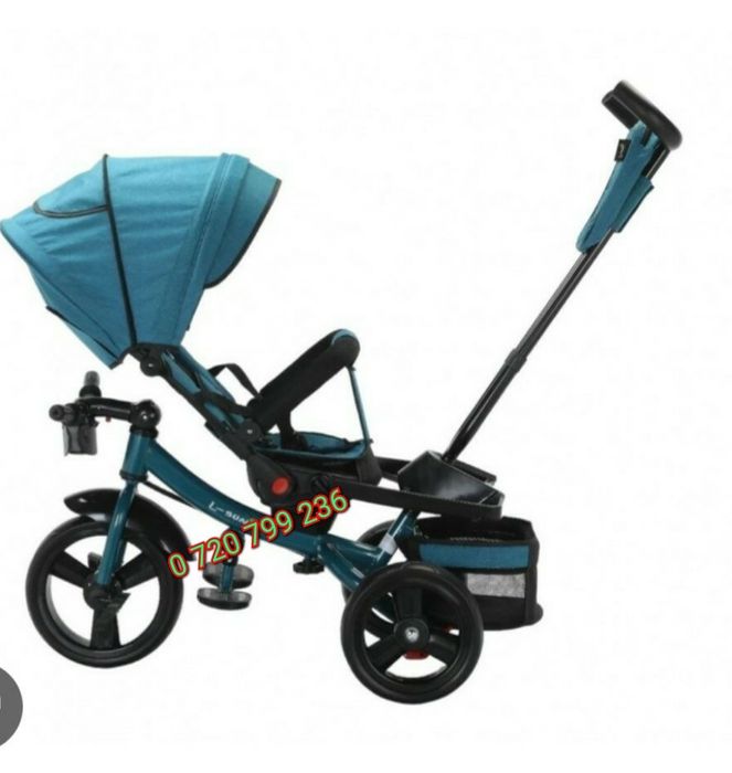 Triciclete copii  cu scaune rotativ+ poziția de somn 4in1