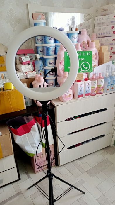 Лампа штатив для