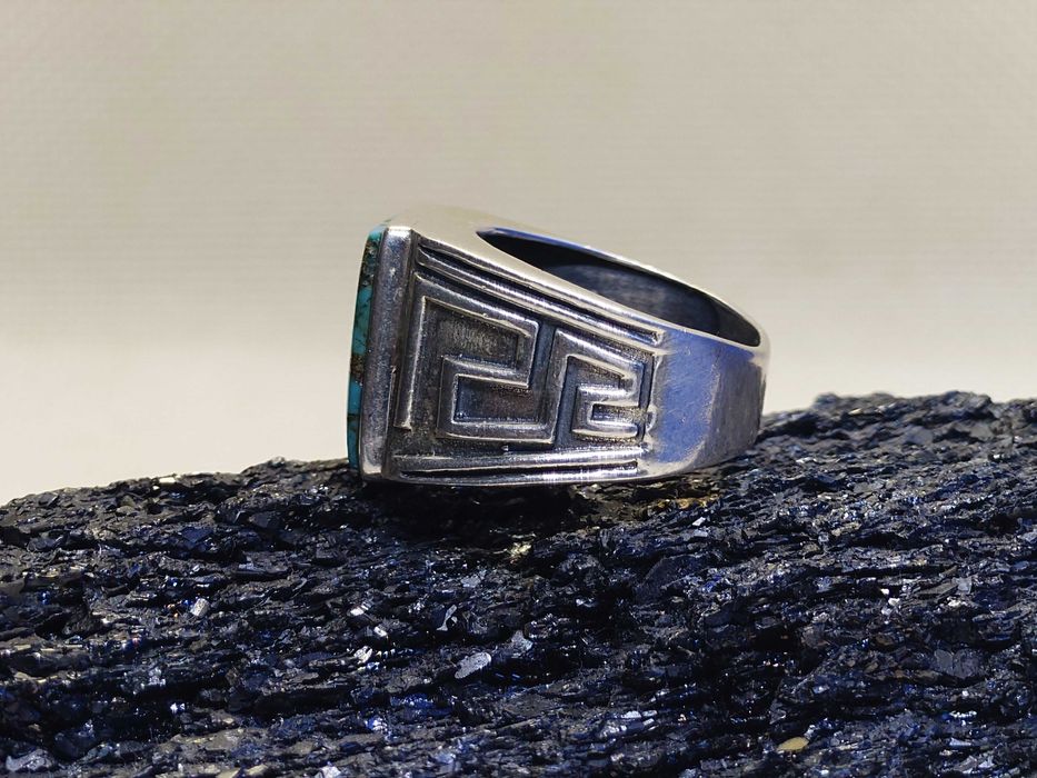 Inel argint „Copper Turquoise”