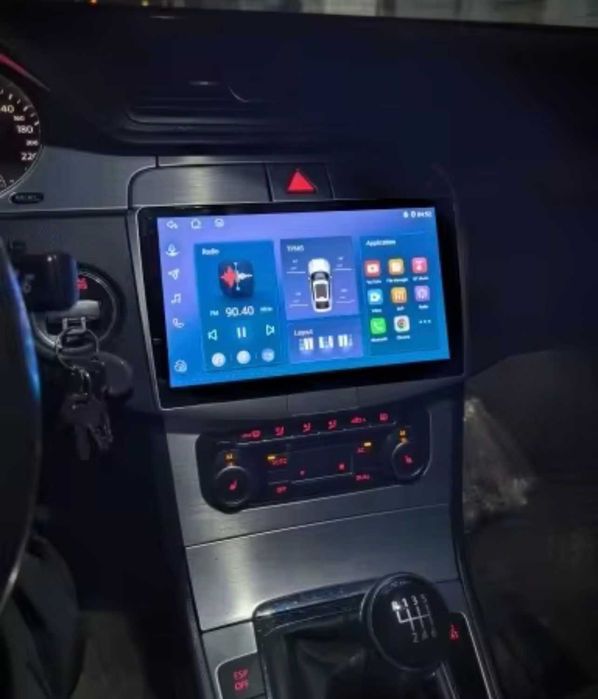 Navigație Android CarPlay VW Passat B6, CC 2005-2010