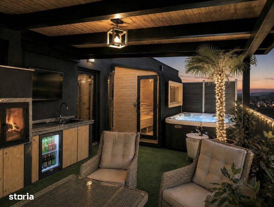 Penthouse Exclusivist 185,3mp | 2 Nivele | Sauna | Jacuzzi | Semineu