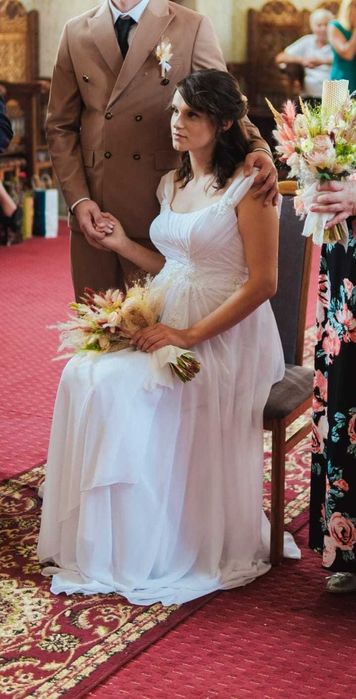 Rochie de mireasă Mirandi, lejeră, stil boem