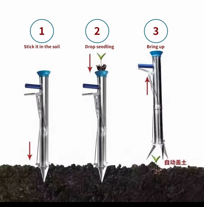 Сеялка за разсад, ръчна машина за садене, садило, садилка