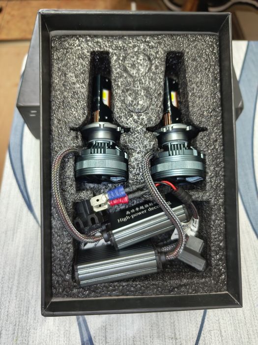 Becuri led D2H , 160w /set , 80w/per bec , 6000k /lumină albă