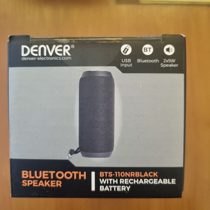 Bluetooth колонка Denver BTS-110 black