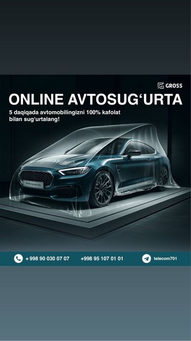 Avtosug’urta online/offline xizmat