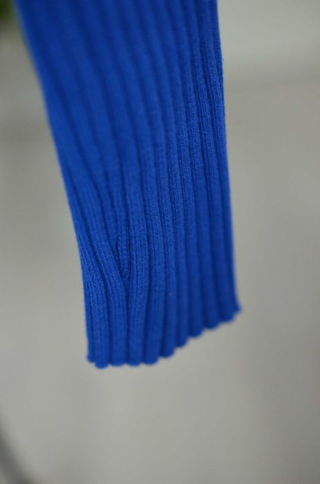 Pulover Bershka, Albastru Royal, croi mulat, S