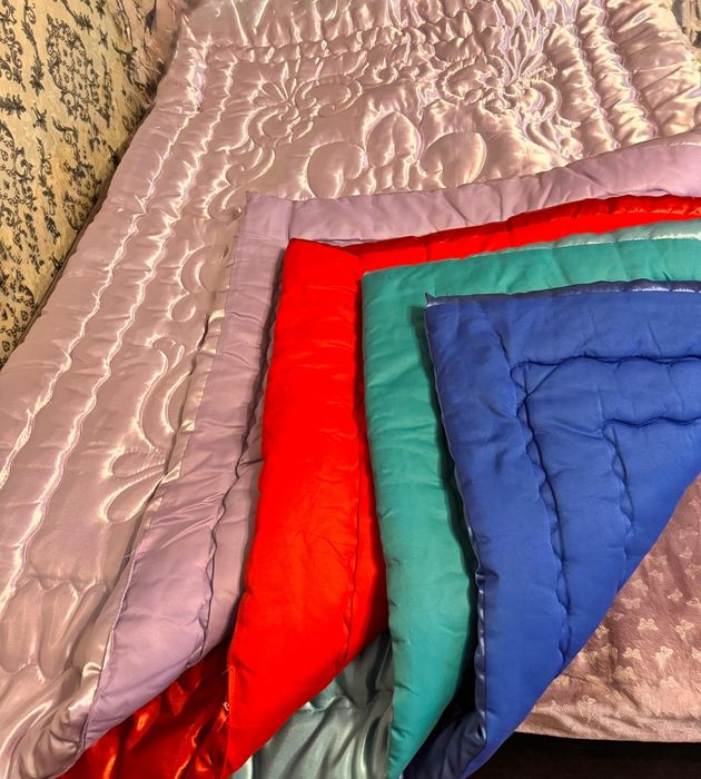 4 жамылатын атлас көрпелер