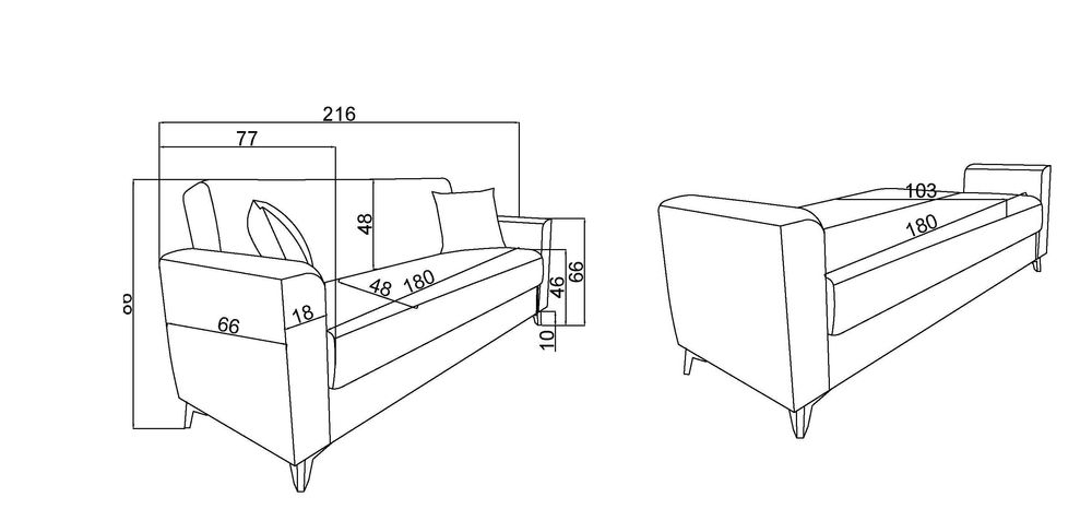 Клик клак канапе за сън с луксозна дамаска