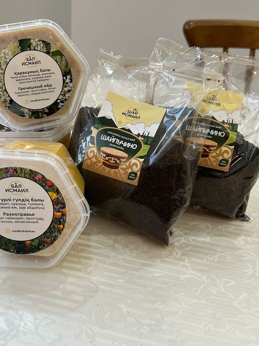 Натуральный мед  и чай