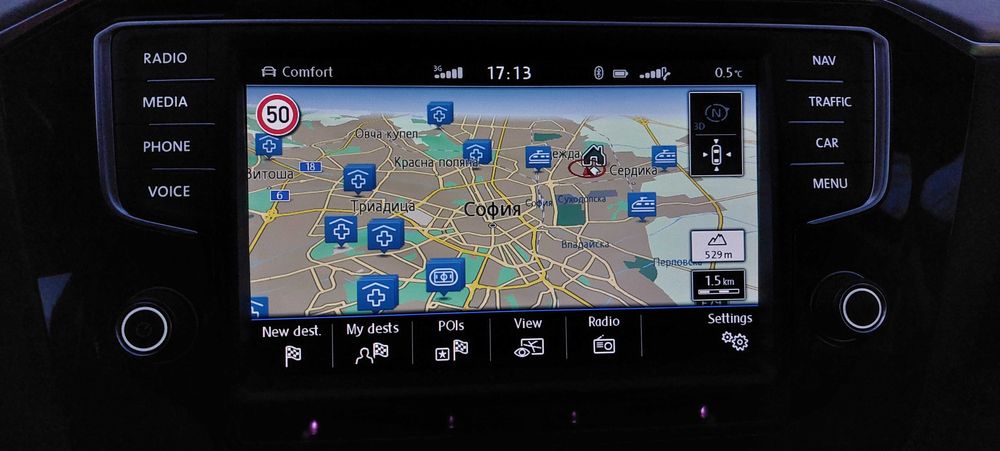 2025/2026 Навигационни карти за VW Discover Media Pro MIB1, MIB2