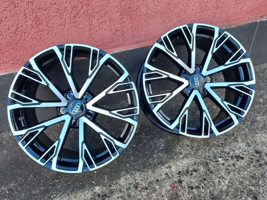 18"Audi Black Polish 8ж ет35 А3 А4 А5 А6 А7 А8 Q3 Q5 Чисто Нови.