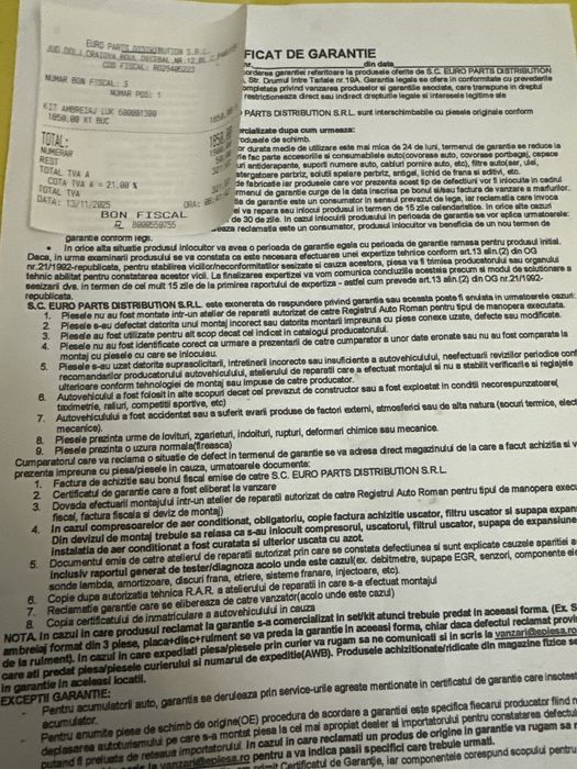 Ford Galaxy 1.9 tdi   kit ambreaj  nou Luk va rog cititi  anuntul !