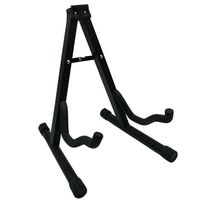 Chitara clasica IdeallStore®, 95 cm, lemn, Cutaway, albastru, stativ