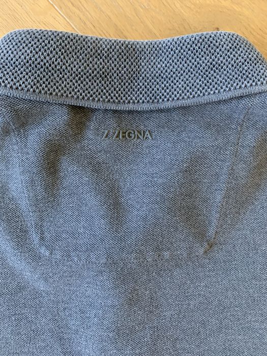 Zegna поло блуза с дълъг ръкав, L/XL размер