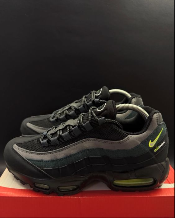 Nike Air Max 95 Retro Logo Black/Grey Volt - 40,41,42,43,44,45,46