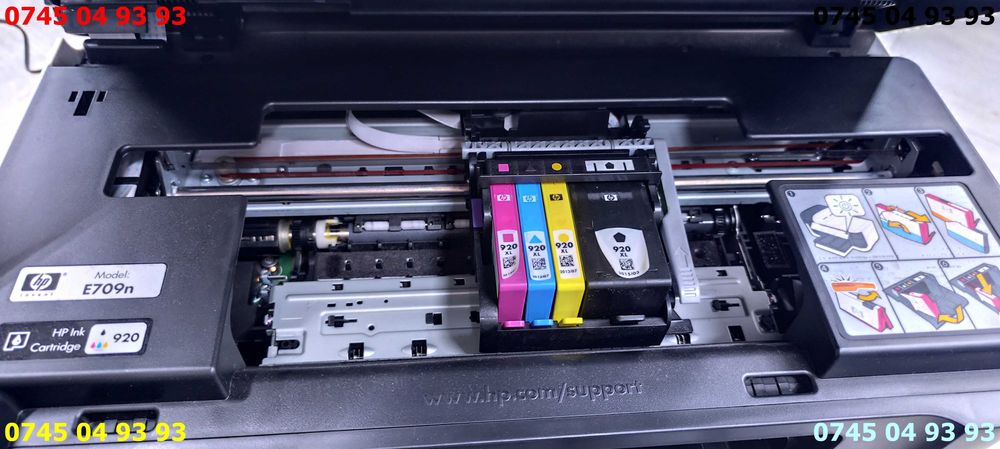 hp officejet 6500 wireless e709n si alimentator cartus negru incarcat