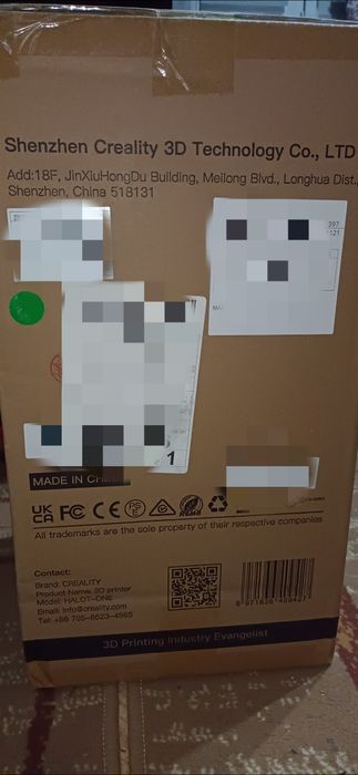 Imprimanta 3d rasina creality halot one