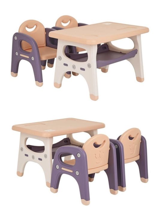 Стол детский с двумя стульями