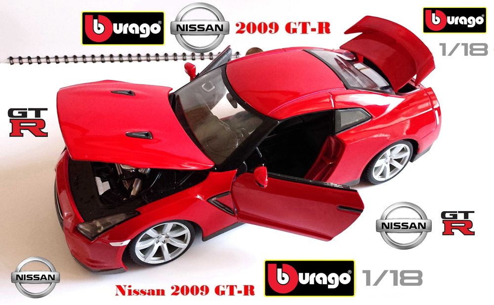 Nissan GT-R 2009 Bburago DIAMOND - Мащаб 1:18