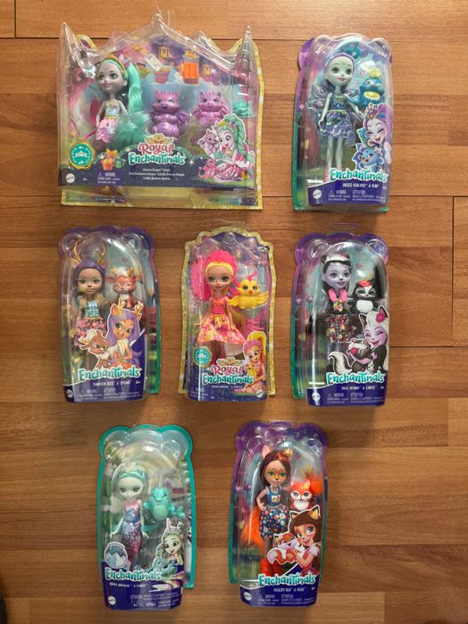 Enchantimals Royal păpușa Phoenix Dragoni păun vulpe căprioară marin