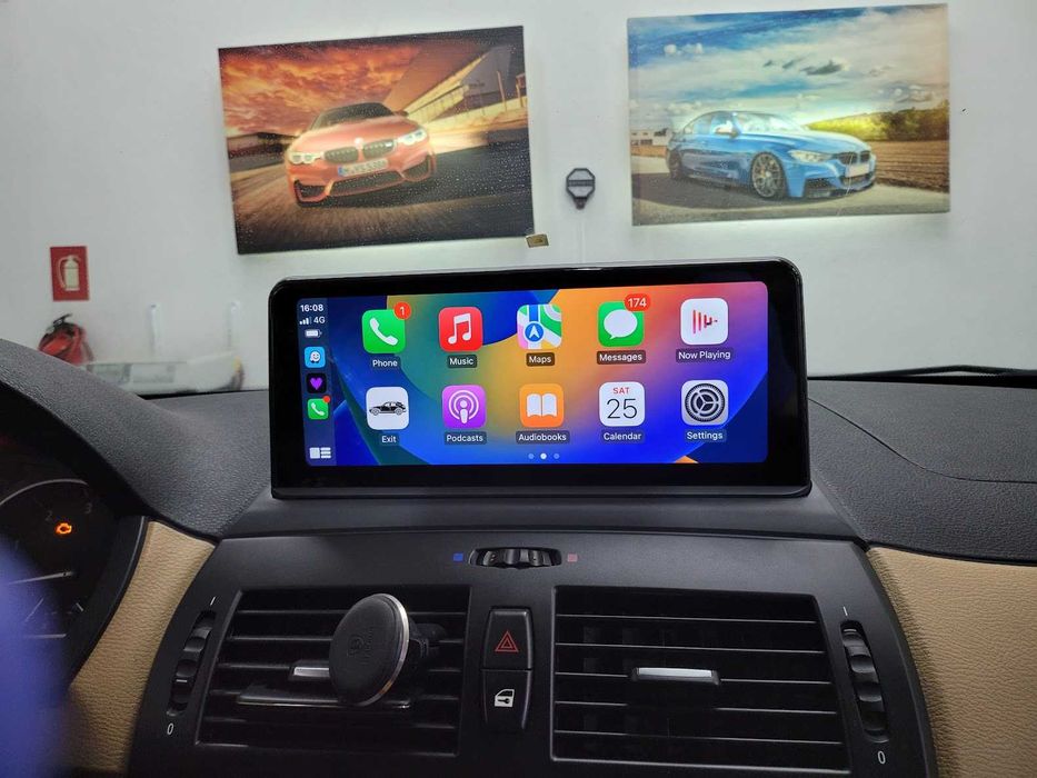 Навигация Android 14 8GB RAM 128GB  BMW X3 E83 БМВ Е83 Андроид 2006-2010 + Apple Carplay