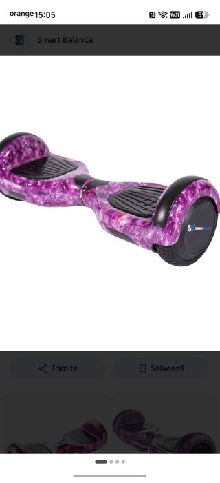 Hoverboard cu scaun