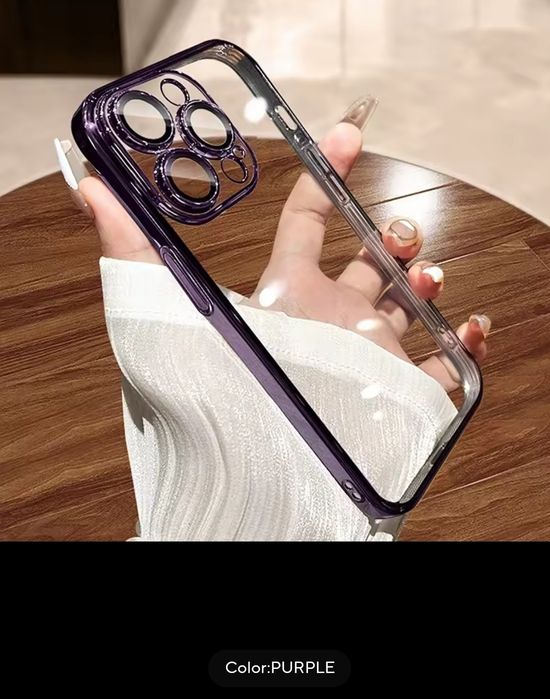 Iphone 16,15,14,13 всички модели кейс с протектор за камерата