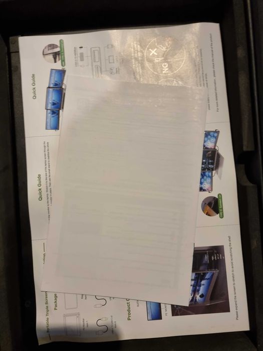 Temagee p2 kefeya domyfan monitor dual screen portabil