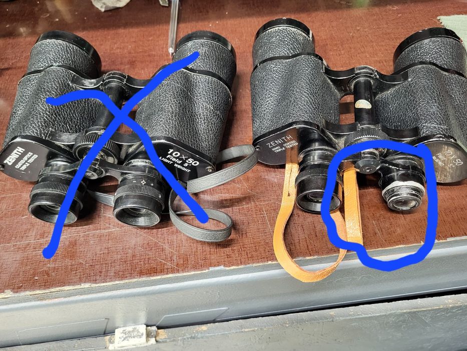 1 buc Binoclu ZENITH 10×50 .DEFECT!  Mercury 10×30, Clover 8×30