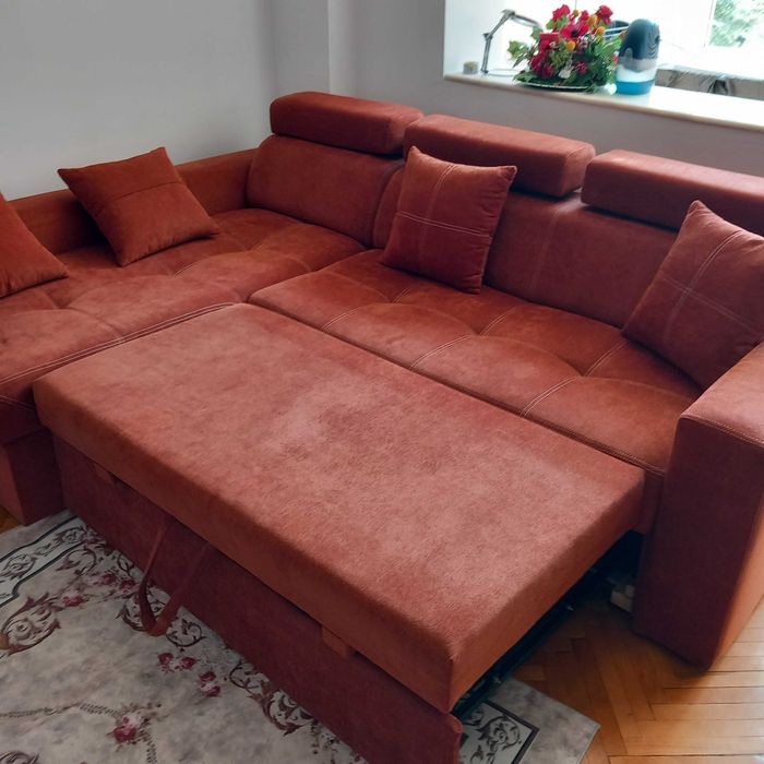 Coltar Living Ramona nefolosit culoare caramizie