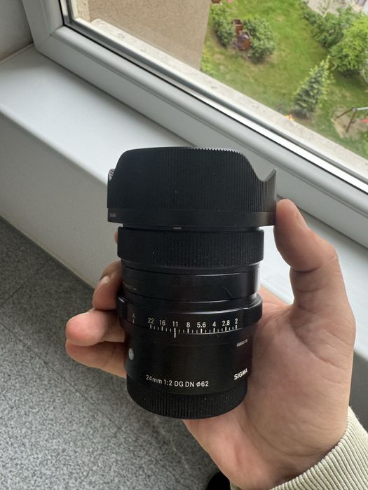 Обектив sigma dg dn 24mm за sony e