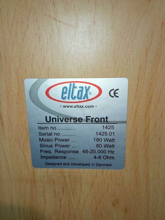 Двулентови тонколони Eltax Universe front