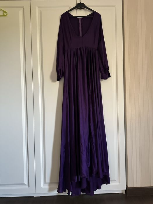 Rochie de seara  / ocazie , din matase , masura  M/ L