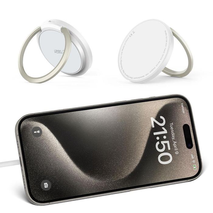 Безжично зарядно tech-protect qi15w-a33 magsafe бяло