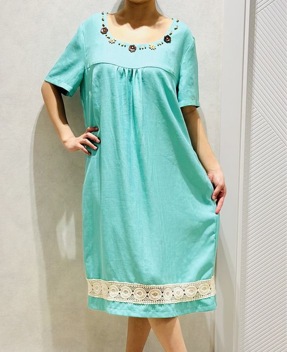 Платье Турция на наш 50-52 размер лен