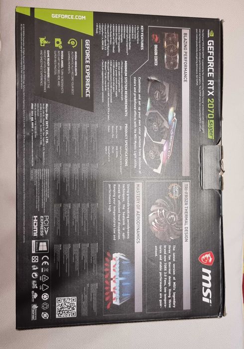 MSI RTX 2070 SUPER Gaming X Trio 8GB GDDR6