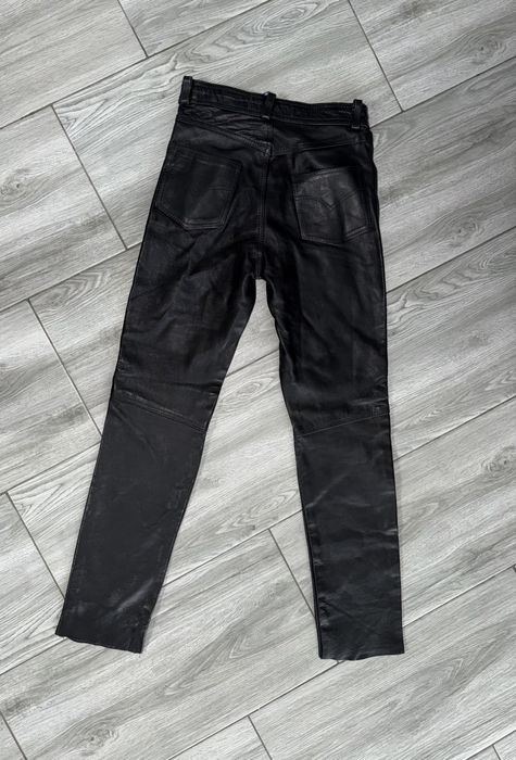 Pantalon moto piele măsura S