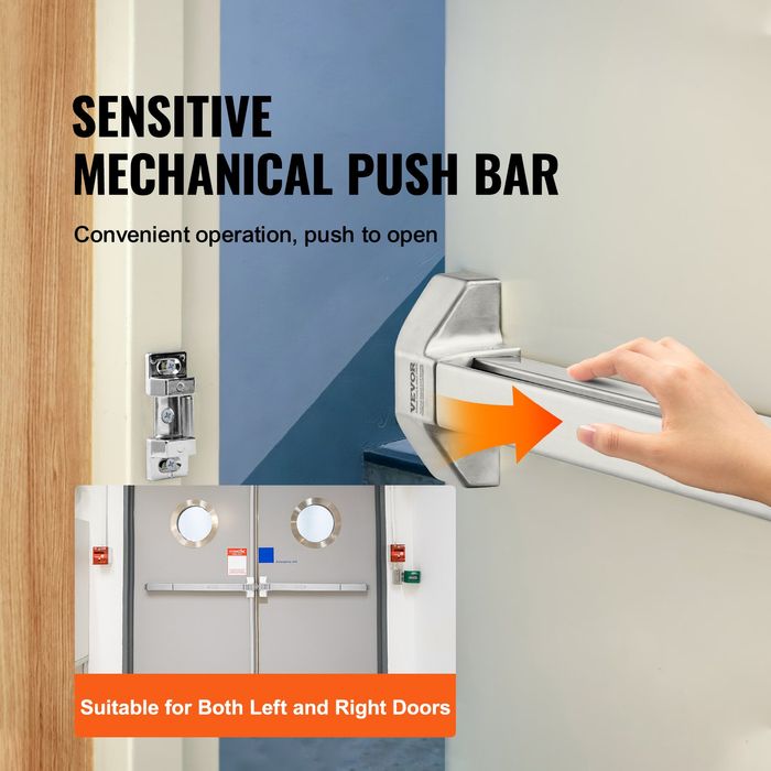 Bari Antipanica Inox cu Maner Exterior 3 Chei