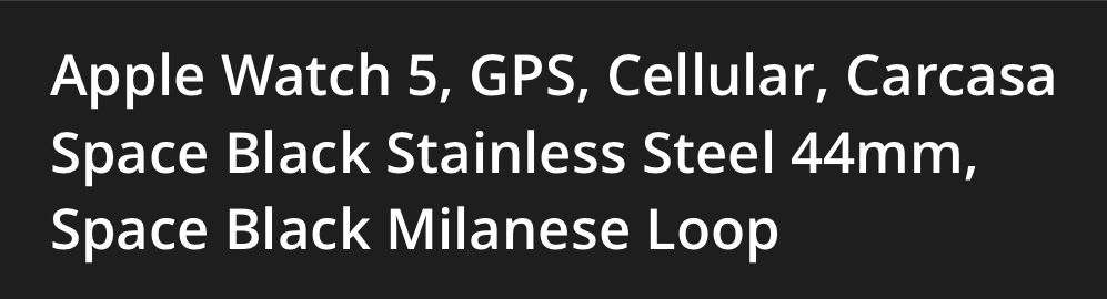 Apple watch LTL - a costat 4200 ron